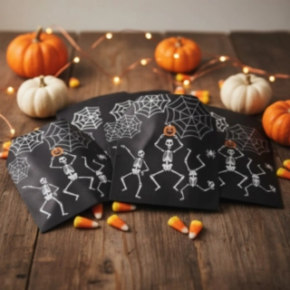 Luuranko Halloween Lahjapussit