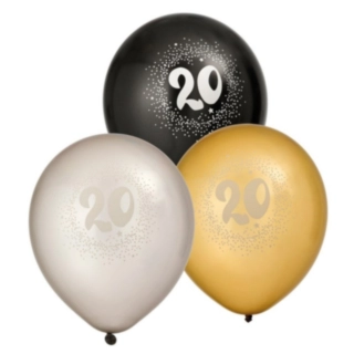 20 Vuotis Syntymäpäivä Lateksipallot