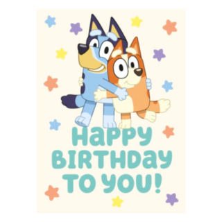 Happy Birthday To You Bluey® -Kortti