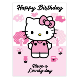 Happy Birthday Hello Kitty® -Kortti