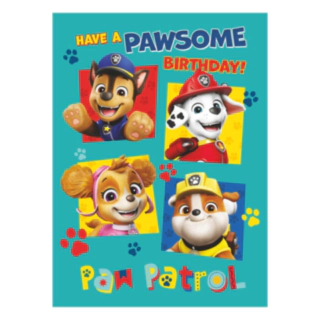 Have A Pawsome Birthday Paw Patrol® -Syntymäpäiväkortti