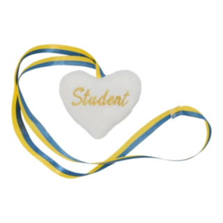 Student Sydän Valkoinen