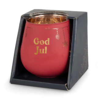 God Jul Peilikynttilä Punainen