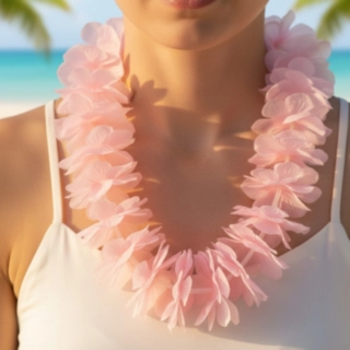 Havaijikranssi Pastellinpinkki