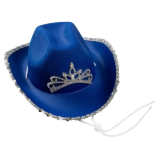Glitter Cowboyhattu Sininen