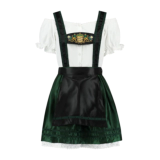 Tummanvihreä dirndl-asu