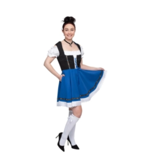 Dirndl Lise Sininen