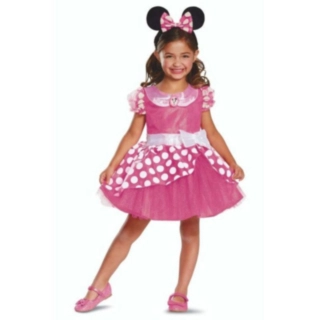 Disney® Minni Hiiri Pinkki Deluxe Lasten Naamiaisasu