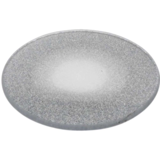 Lasinen Koristelautanen Glitterillä Sininen