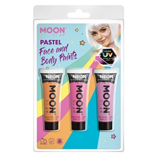 Pastellinen prinsessa UV-kasvomaalisetti