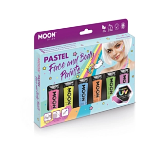 Kasvomaali UV Neonpastelli Meikkisetti
