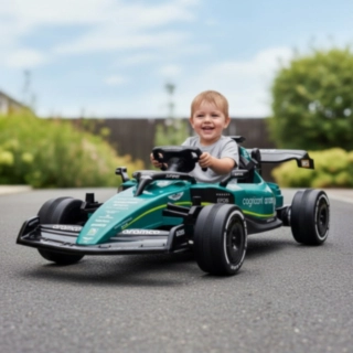 Aston Martin® Formula 1 Sähköauto Lapsille 12V Vihreä