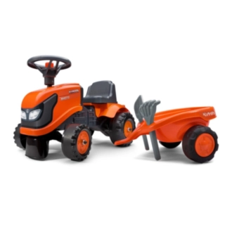 Kubota® Traktori Potkuauto Perävaunulla Oranssi