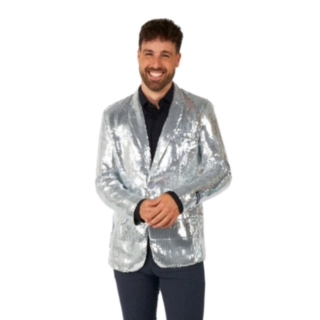 Suitmeister® Silver Shimmer Puvuntakki