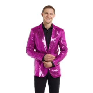 Suitmeister® Pink Sequins Blazer Puvuntakki