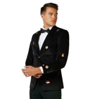Opposuits® Christmas X-Mas Icons Bleiseri Musta