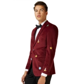 Opposuits® Christmas X-Mas Icons Bleiseri Viininpunainen