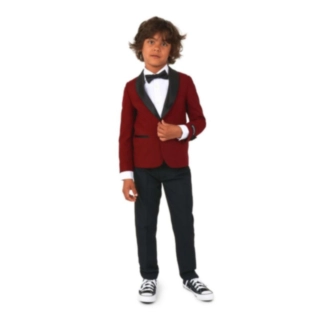Opposuits® Hot Burgundy Lasten Puku