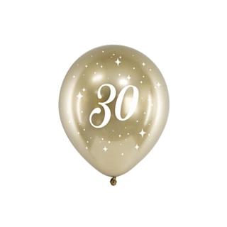 30-vuotisilmapallot Kulta