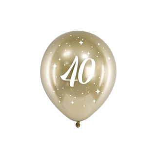 40-vuotisilmapallot Kulta