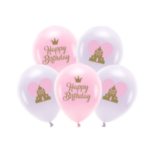 Prinsessalinna Happy Birthday Ilmapallot