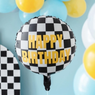 Racer Happy Birthday Foliopallo