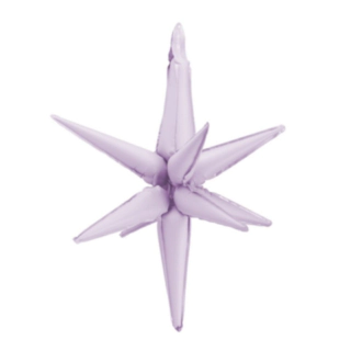 3D Tähti Folioilmapallo Violetti