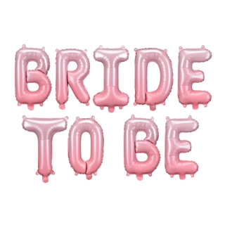 Bride To Be Foliopallo Vaaleanpunainen