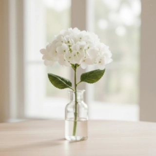 Tekokukka Hortensia Valkoinen