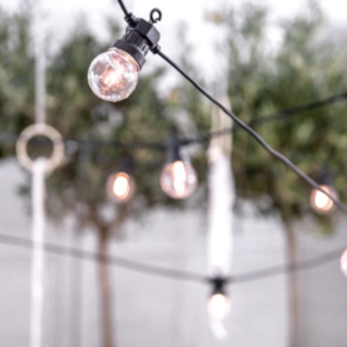 Party Valot LED Musta