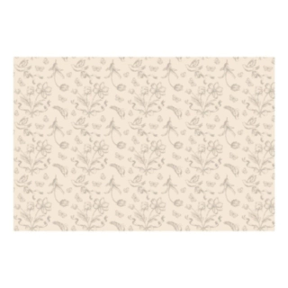Kukkakuvioinen Pöytäliina Beige