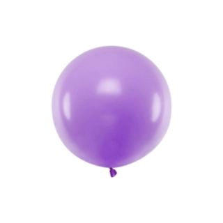 Suuri Pyöreä Ilmapallo Pastelli Violetti