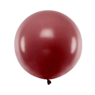 Pyöreä Ilmapallo Viinipunainen 60 cm