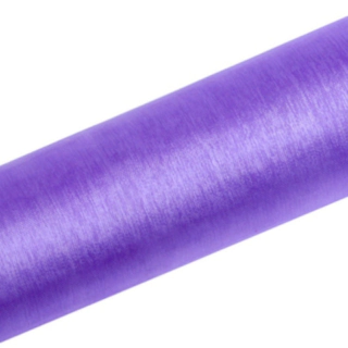Violetti organza-kangasrulla
