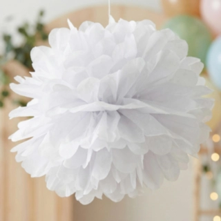 Pom Pom Valkoinen