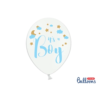 It's A Boy Ilmapallot Vaaleansininen