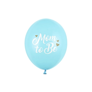 Mom To Be ilmapallot vaaleansininen