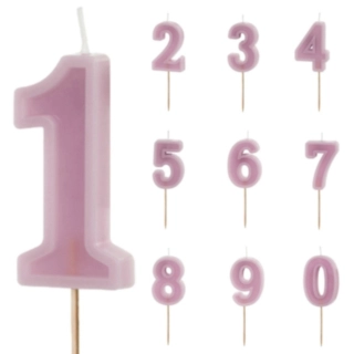 Numero Kakkukynttilä Liila