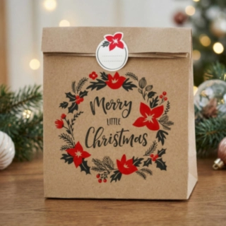 Vintage Merry Christmas Lahjakassit