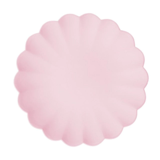 Pastelli Muovilautaset Vaaleanpunainen