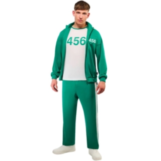 Squid Game® Pelaaja 456 Deluxe Puku Vihreä