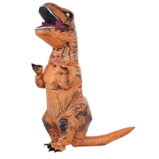 Puhallettava T-Rex lasten asu