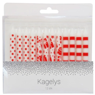 Tanskan Lippu Kakkukynttilät