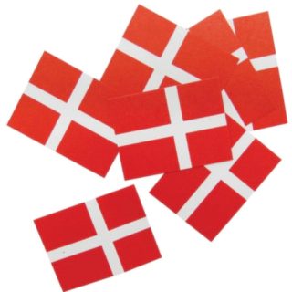 Tanskan Lippu Paperinen Koristelippu