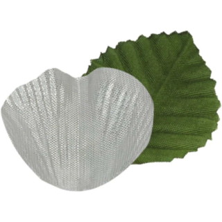 Metallinhohtoiset Lehdet Pöytäkoriste Vihreä/Hopea