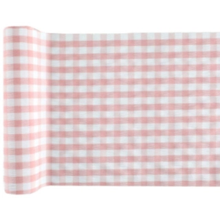 Ruudullinen Kaitaliina Vaaleanpunainen