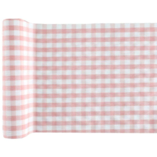 Ruudullinen Kaitaliina Vaaleanpunainen