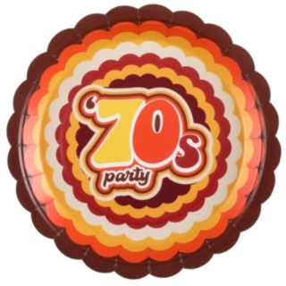 70-luvun Retro Pahvilautaset