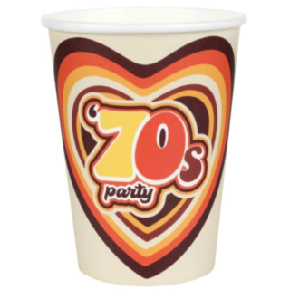 70-luvun Retro Pahvimukit