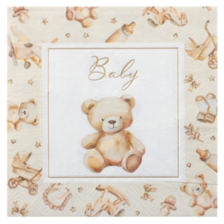 Little Teddy Lautasliinat Norsunluu
